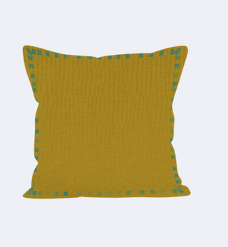 Coussin "Palmier jaune" 40x40