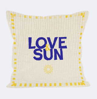 Coussin "Love and Sun" 40x40