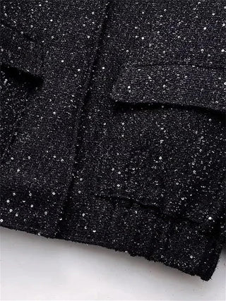 Veste à paillettes