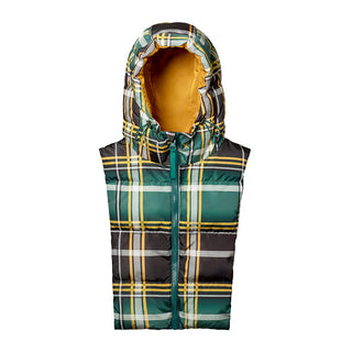 Capuche doudoune tartan