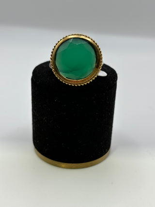 Bague en argent - Vert