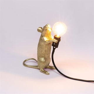 Lampe « Mouse gold »