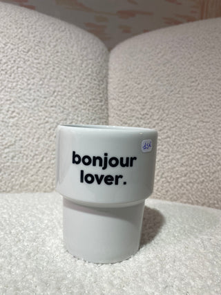 Tasse « Bonjour lover »