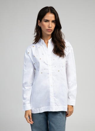 Chemise « Soalie »- Blanche