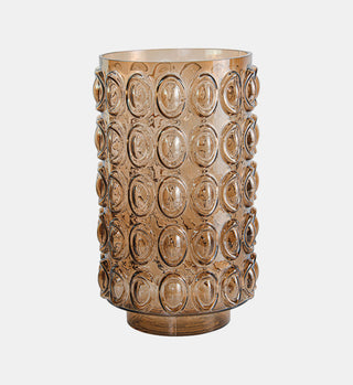 Vase bal ambre