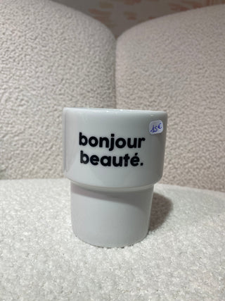 Tasse « Bonjour Beauté »