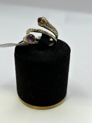 Bague en argent - Noir