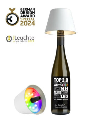 Lampe bouteille - Blanc