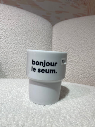 Tasse « Bonjour le seum »