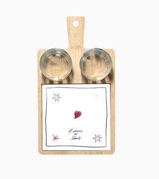 Service planche amour en liberté L31 P17 H1cm