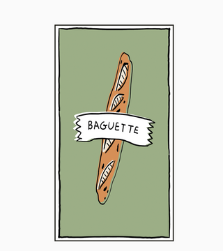 Serviette papier rectangle baguette x15