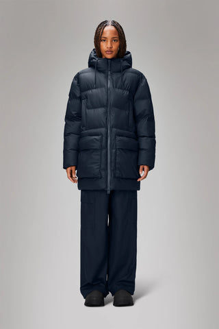 Manteau « Alta long puffer cargo » - Navy