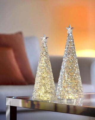 Sapin lumineux doré 44 cm