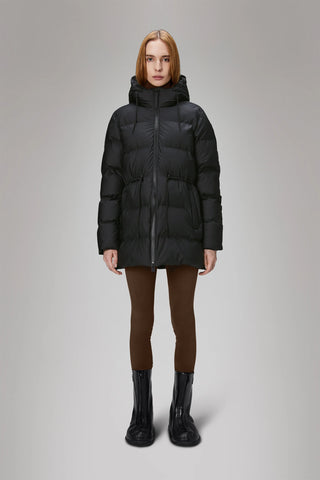 Manteau « Alta long puffer string » - Noir