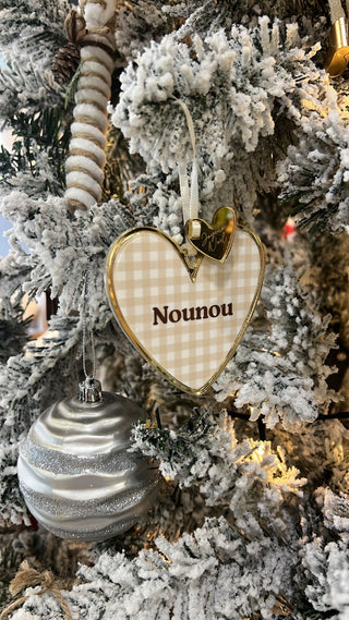 Cœur de Noël nounou