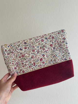 Trousse "Flower bordeaux"