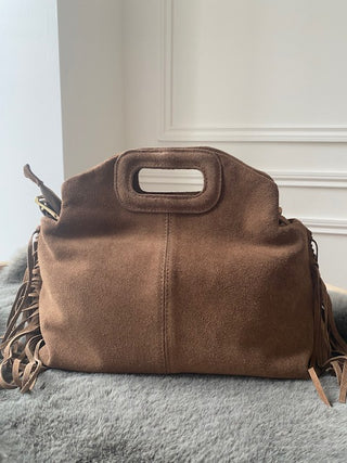 Sac à franges "Marron"