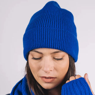 Bonnet "Grand bé" - Bleu éléctrique