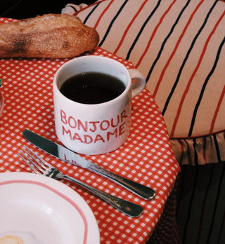 Lot de 2 mugs - "Bonjour"