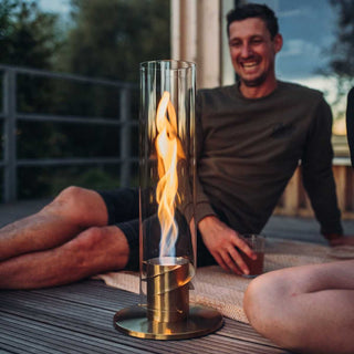Cheminée de table Spin 1200 - Doré