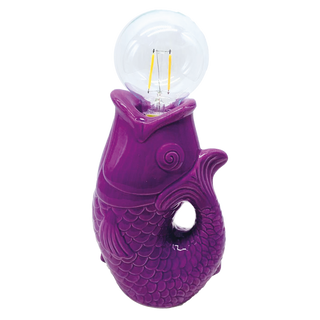 Lampe poisson - Violet