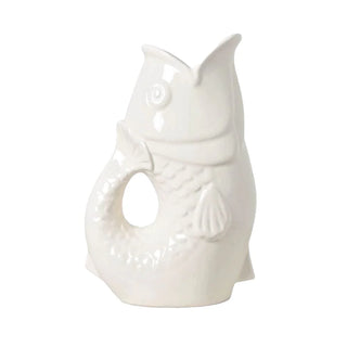 Vase poisson - Blanc