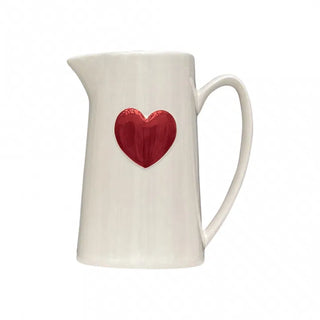 Pichet "Coeur" - Rouge