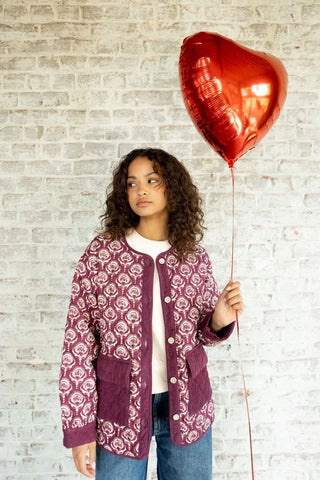 Veste "NAYANA" - Cherry