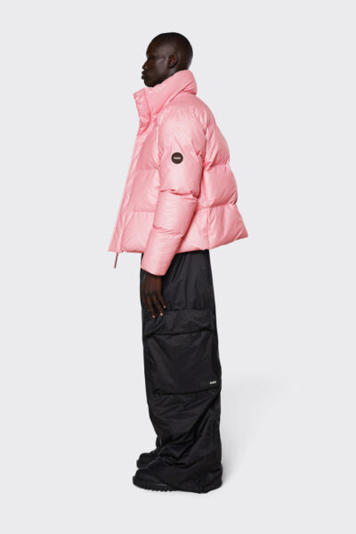 Boxy puffer jacket – Pink Sky