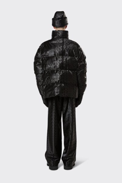 Boxy puffer jacket – Noir monogram
