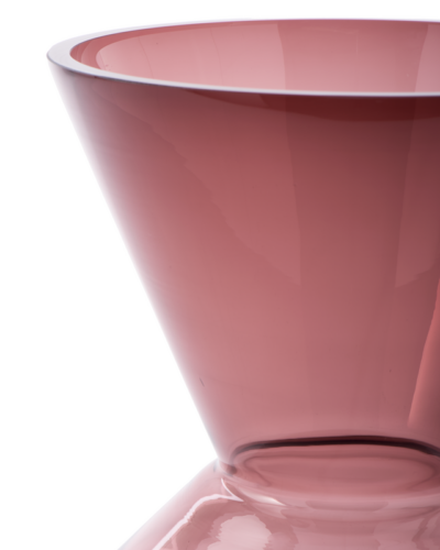 Vase “Thick neck pink”