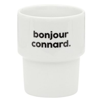 Gobelet “Bonjour Connard”