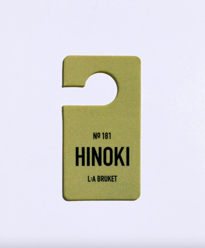 Étiquette parfumée – Hinoki