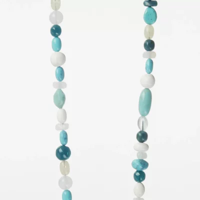 Chaine bijou – “Paola” perles bleues