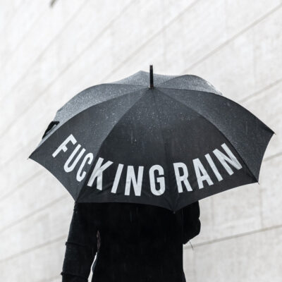 Parapluie “fucking rain”