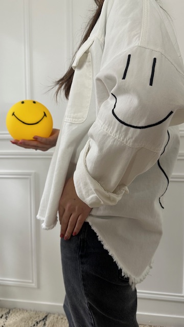 Veste chemise “Smiley”