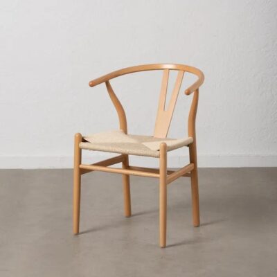 Chaise naturel bois/fibre