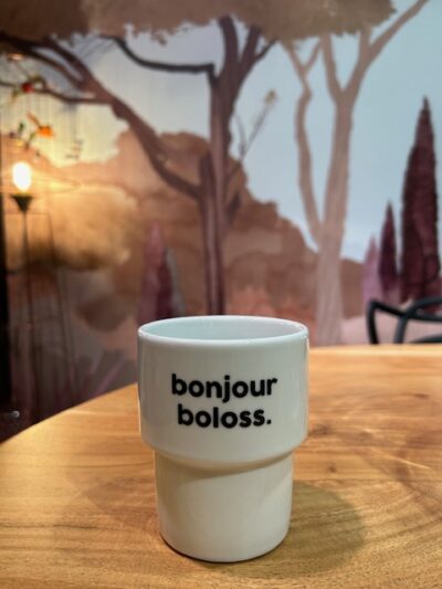 Tasse “Bonjour boloss”