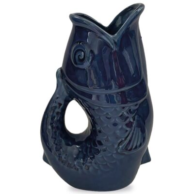 Vase poisson GM – Bleu